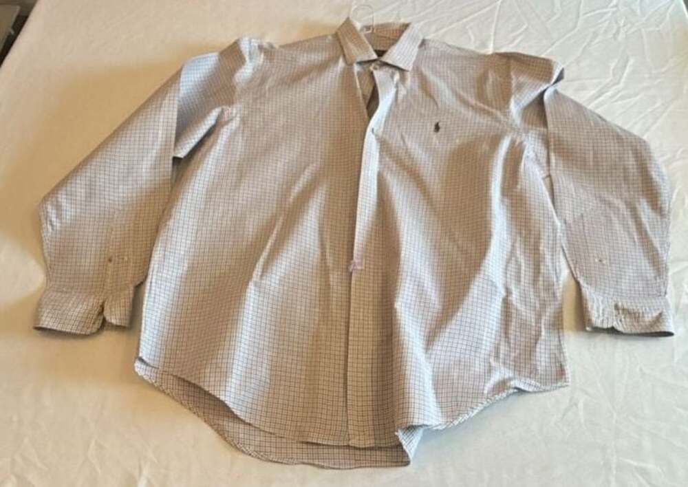 Polo Ralph Lauren Men's XL Long Sleeve Button Down Dress Shirt Plaid Check
